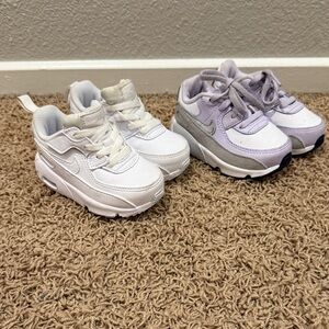 Nike Toddler Sneakers in White and Light Purple
